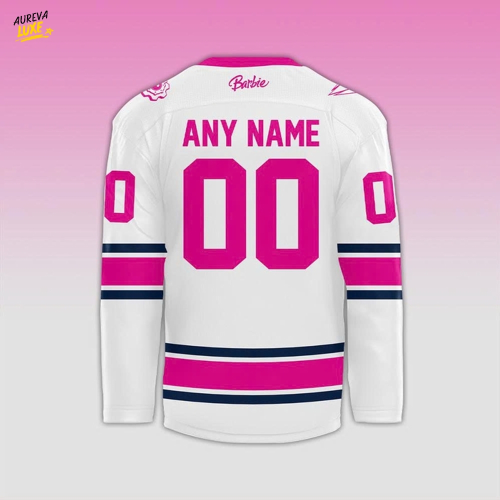 Edmonton Oilers x Barbie Night Limited Hockey Jersey 2025 Edmonton Oilers x Barbie Night Limited Hockey Jersey 2025