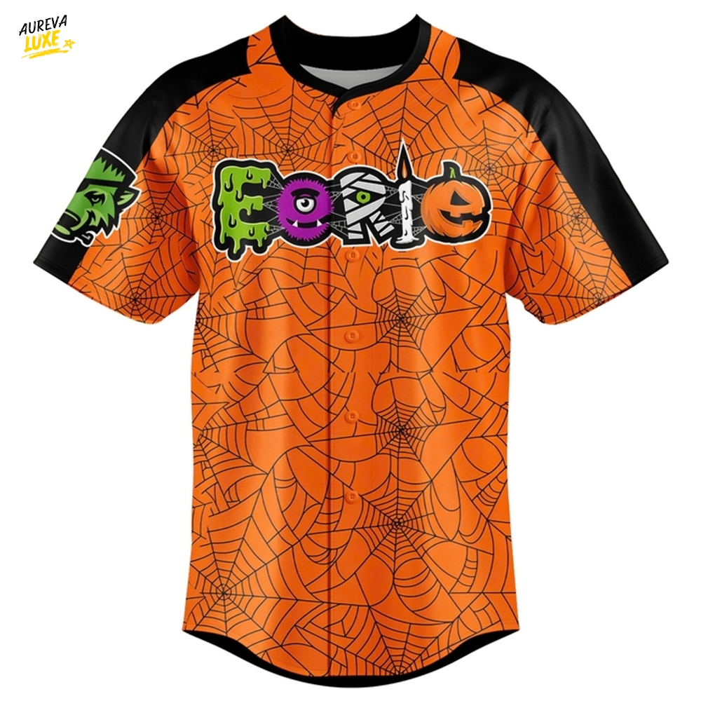 Erie SeaWolves 2025 Howl-o-ween Special Baseball Jersey Erie SeaWolves 2025 Howl-o-ween Special Baseball Jersey