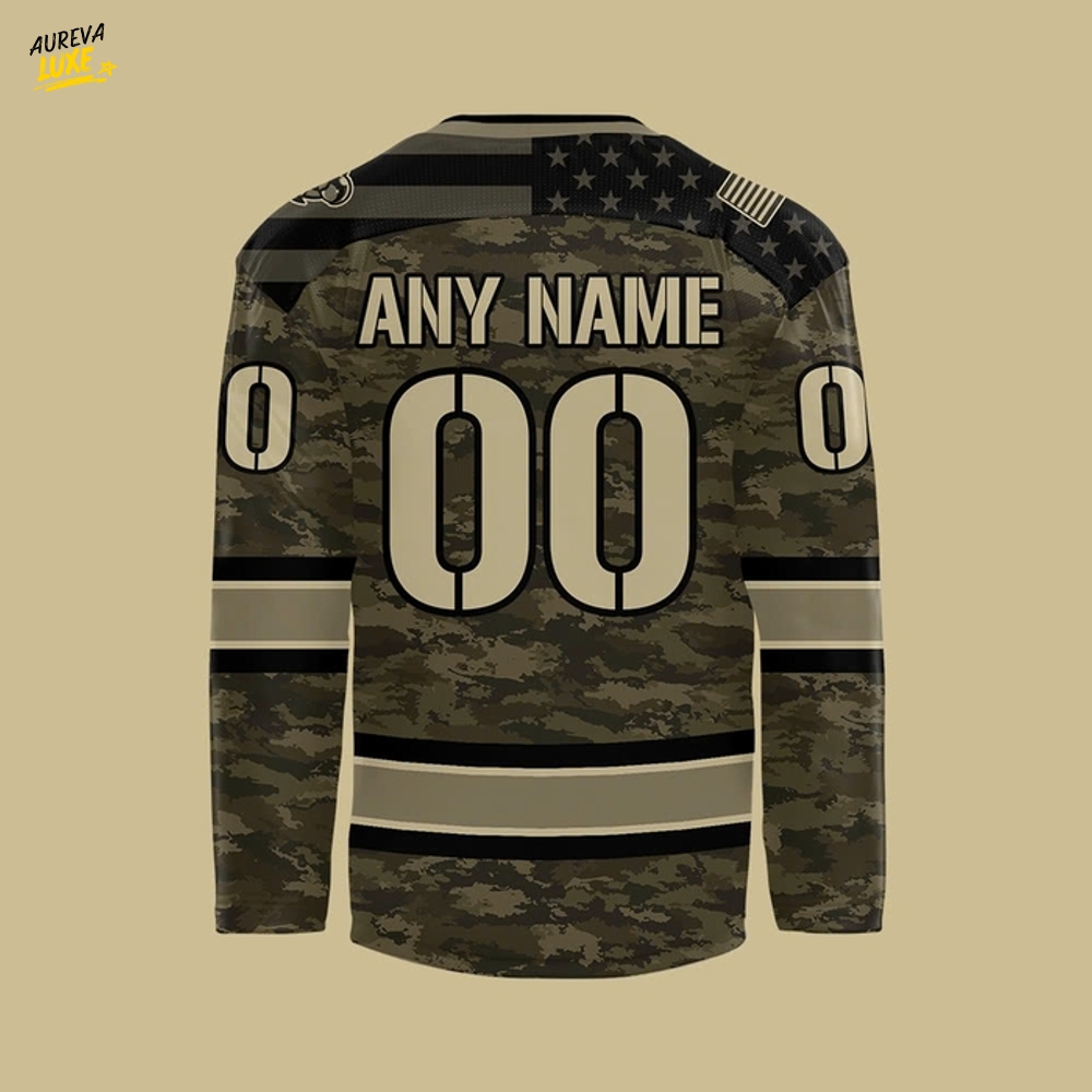 Fort Wayne Komets x Military Night Appreciation Custom Hockey Jersey Fort Wayne Komets x Military Night Appreciation Custom Hockey Jersey