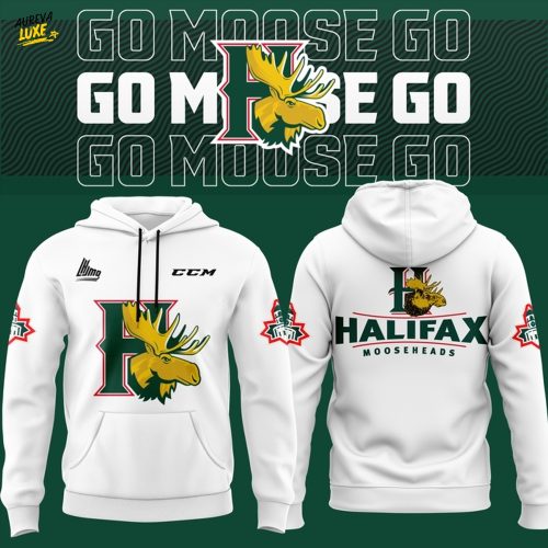 Halifax Mooseheads "Go Moose Go" Special New Hoodie