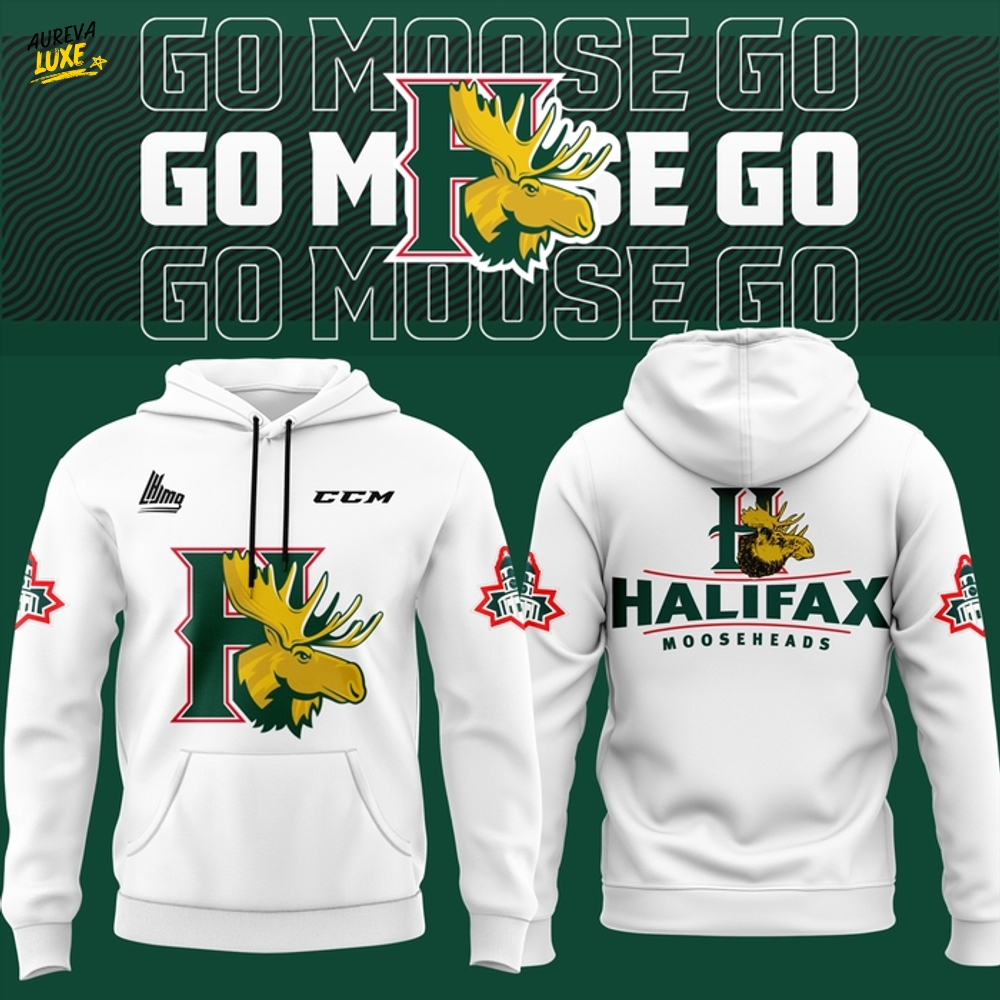 Halifax Mooseheads "Go Moose Go" Special New Hoodie Halifax Mooseheads "Go Moose Go" Special New Hoodie