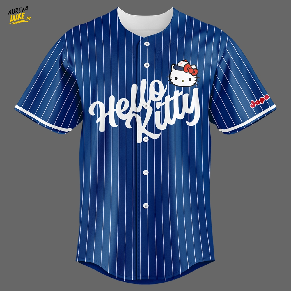 Hello Kitty Blue Baseball Jersey - Special Edition Hello Kitty Blue Baseball Jersey - Special Edition