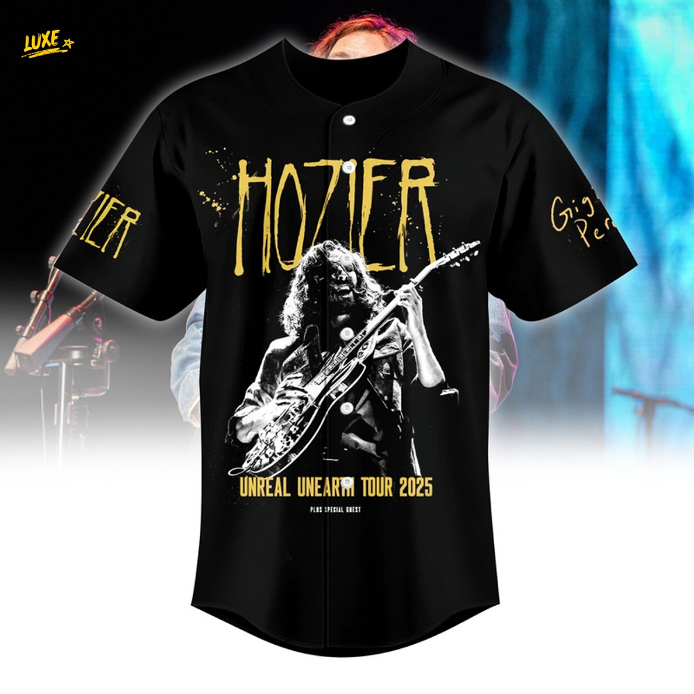 Hozier Unreal Unearth Tour 2025 Premium Baseball Jersey Hozier Unreal Unearth Tour 2025 Premium Baseball Jersey