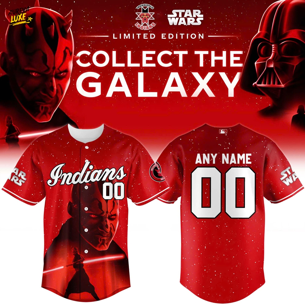 Indianapolis Indians x Star Wars Baseball Jersey 2025 Darth Maul Indianapolis Indians x Star Wars Baseball Jersey 2025 Darth Maul