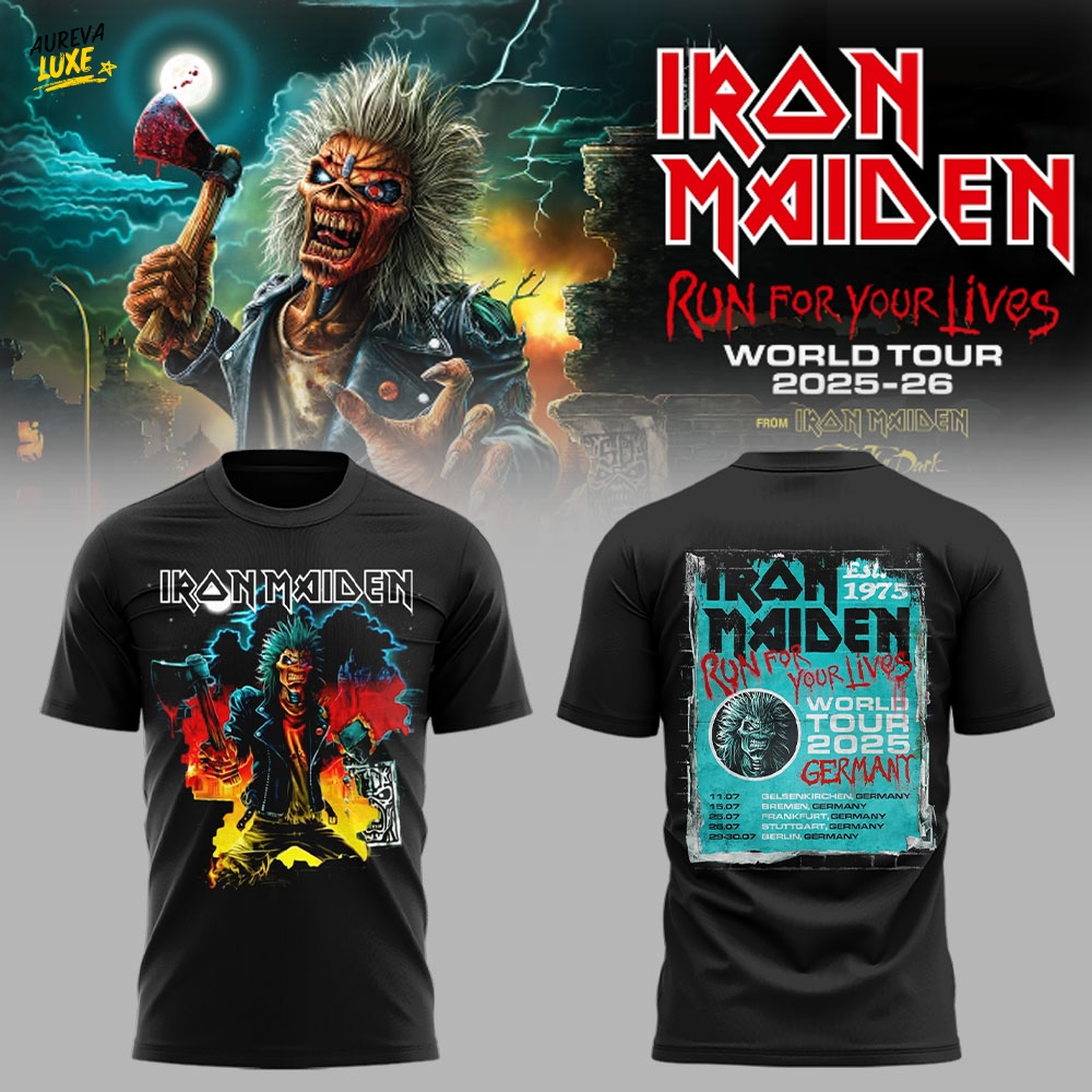 Iron Maiden The Germany Regional Tour 2025 Limited Shirt Iron Maiden The Germany Regional Tour 2025 Limited Shirt