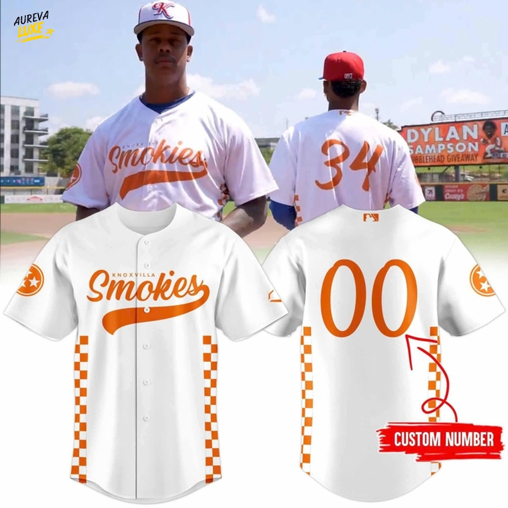 Knoxville Smokies 2025 Tennessee Night Special Baseball Jersey Knoxville Smokies 2025 Tennessee Night Special Baseball Jersey