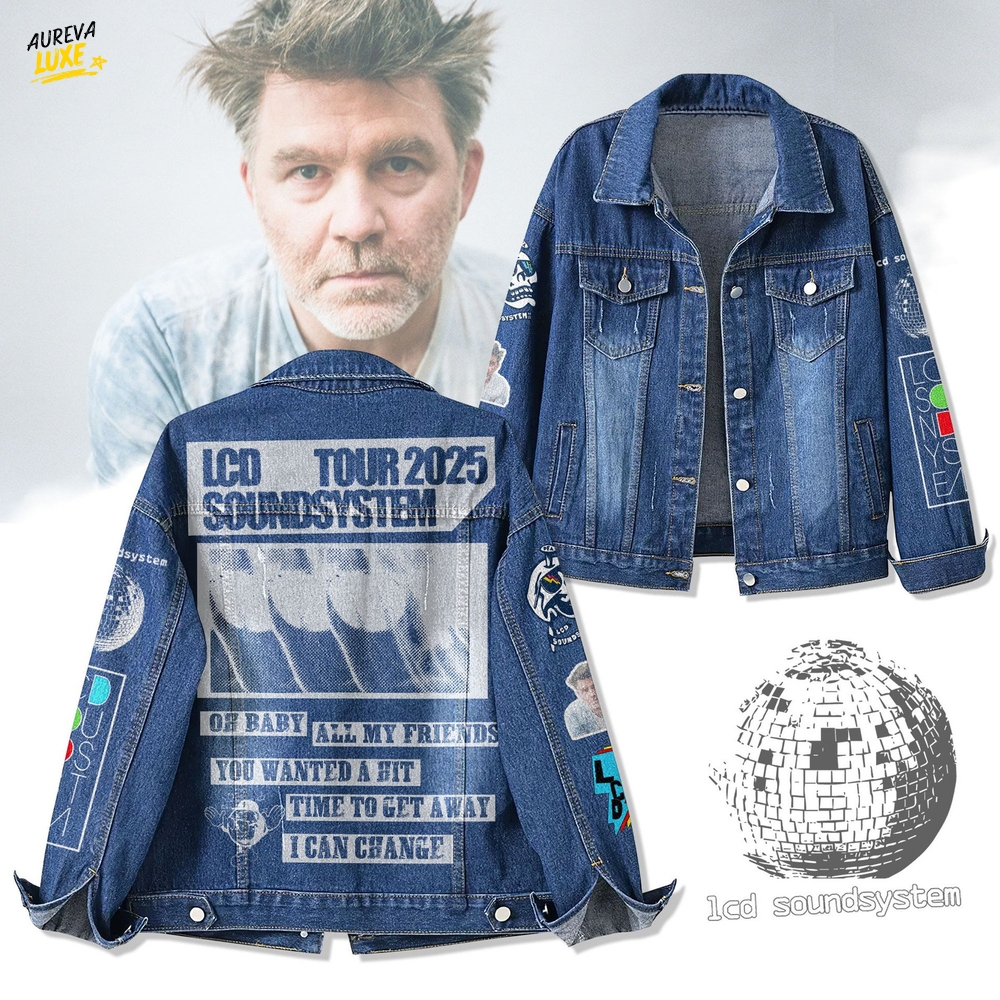 LCD Soundsystem Tour 2025 Denim Jacket LCD Soundsystem Tour 2025 Denim Jacket