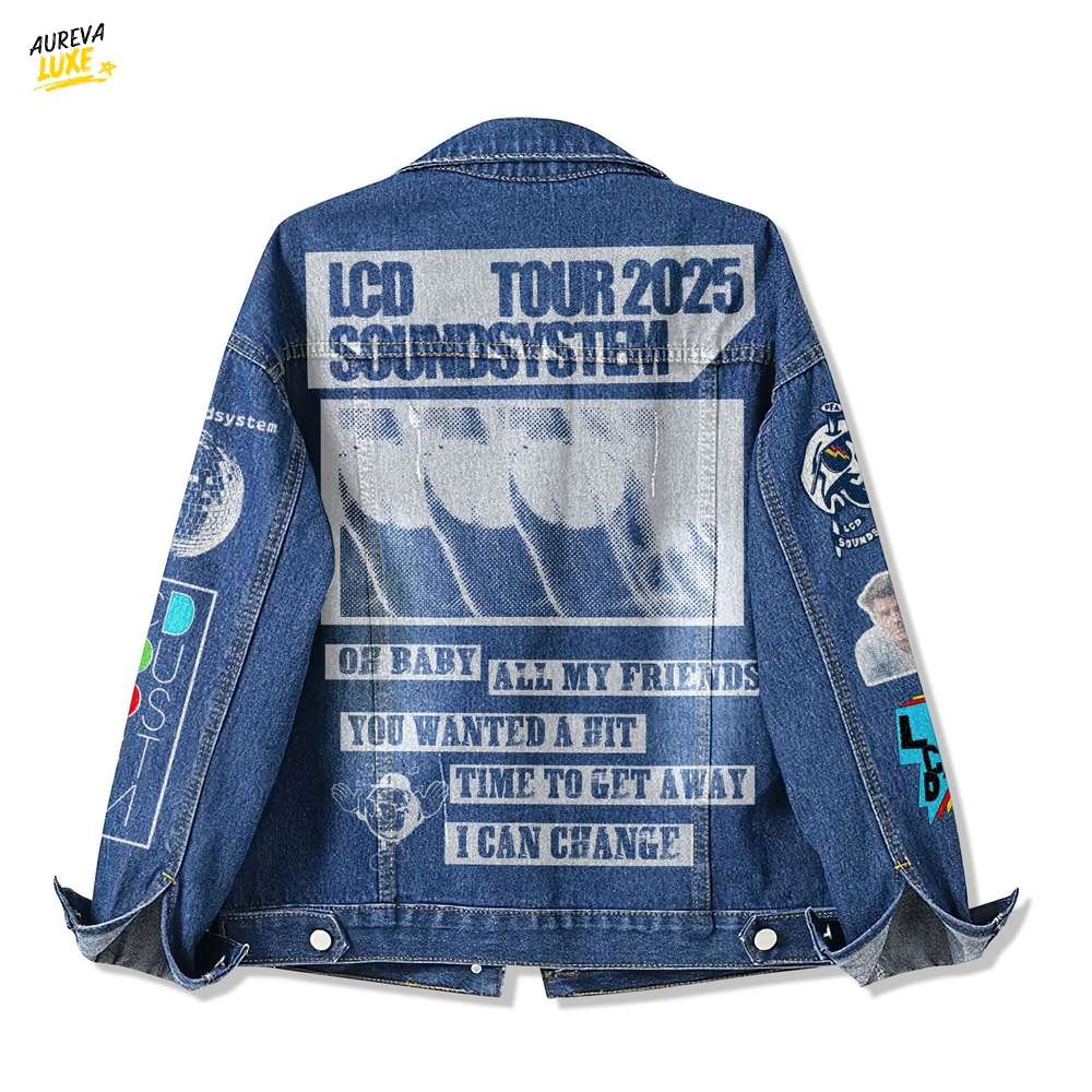LCD Soundsystem Tour 2025 Denim Jacket LCD Soundsystem Tour 2025 Denim Jacket