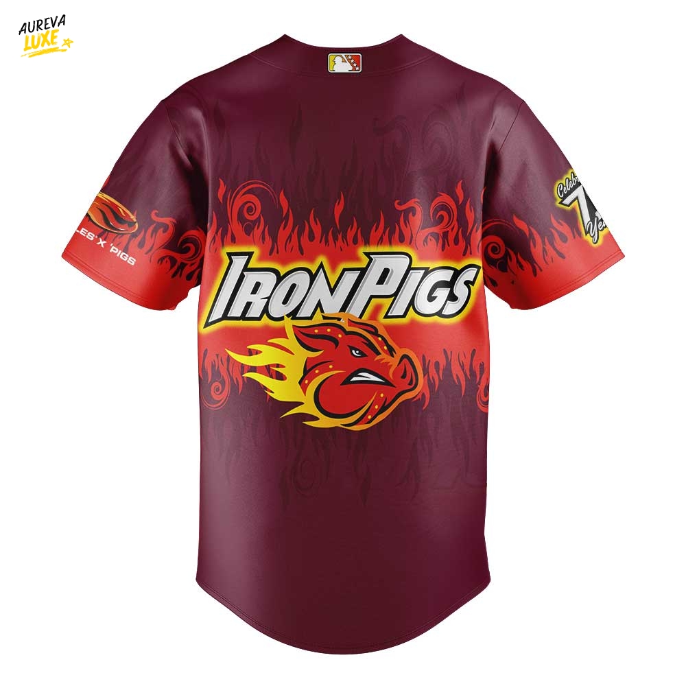 Lehigh Valley IronPigs x Hot Tamales Night 2025 Baseball Jersey Lehigh Valley IronPigs x Hot Tamales Night 2025 Baseball Jersey