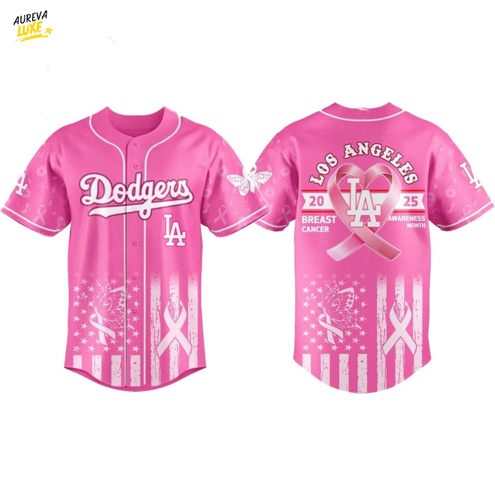 Los Angeles Dodgers Breast Cancer Awareness Month 2025 Baseball Jersey-3D Baseball Jersey Los Angeles Dodgers Breast Cancer Awareness Month 2025 Baseball Jersey-3D Baseball Jersey