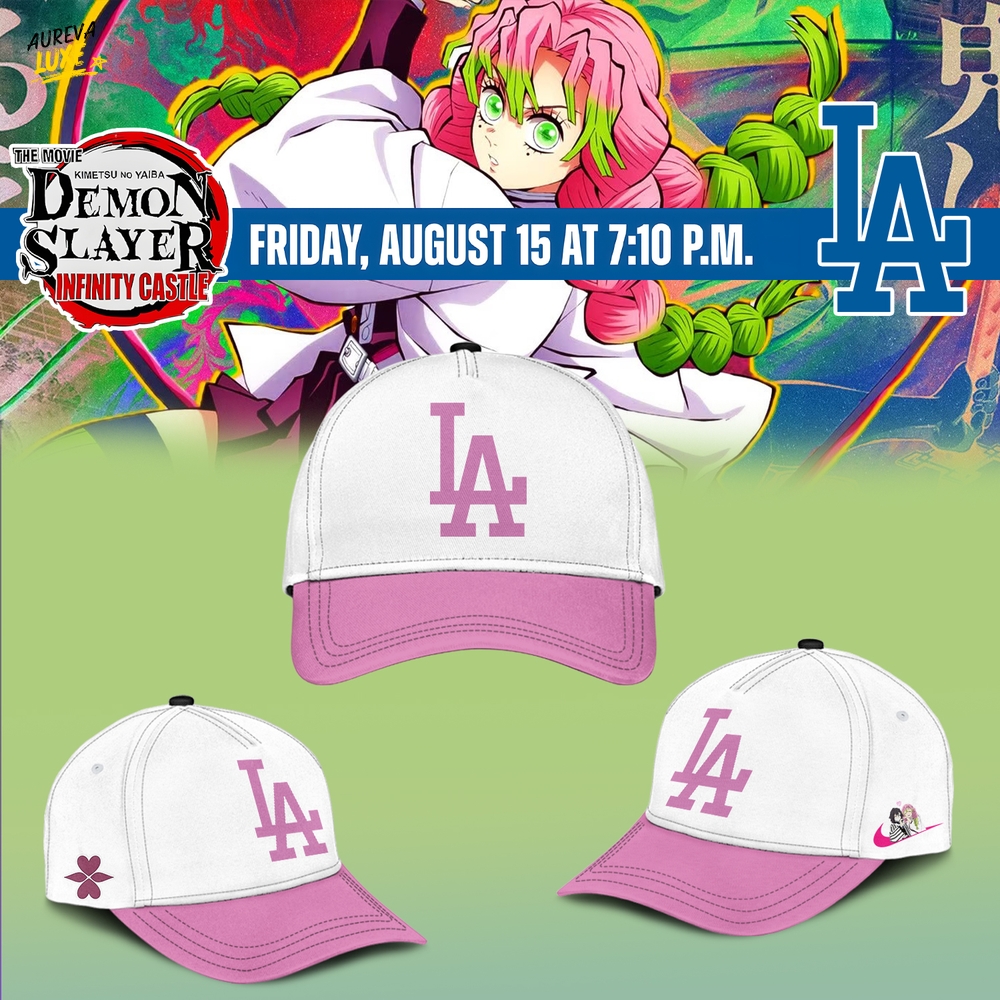Los Angeles Dodgers Demon Slayer Mitsuri Kanroji Jersey 2025 Los Angeles Dodgers Demon Slayer Mitsuri Kanroji Jersey 2025