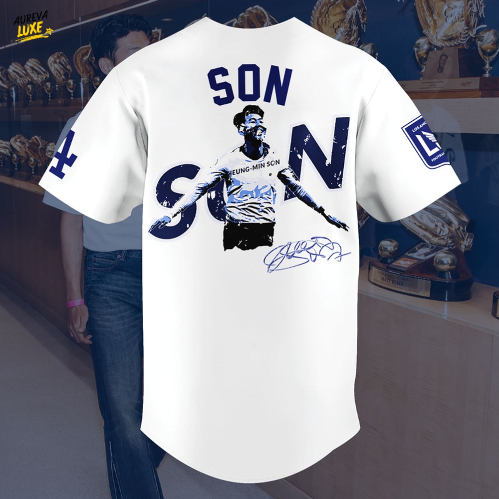 Los Angeles Dodgers x Son Heung-Min Limited Edition Baseball Jersey Los Angeles Dodgers x Son Heung-Min Limited Edition Baseball Jersey