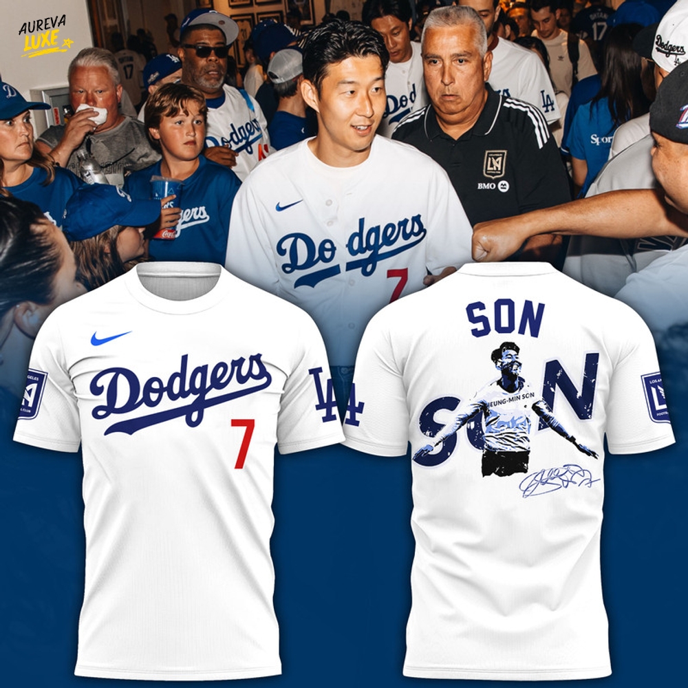 Los Angeles Dodgers x Son Heung-Min Limited Edition Shirt Los Angeles Dodgers x Son Heung-Min Limited Edition Shirt