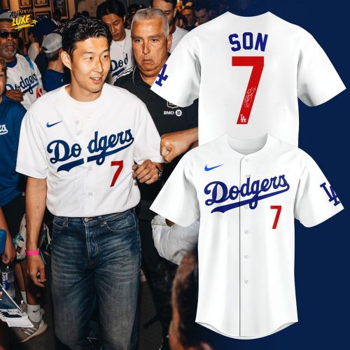 Los Angeles Dodgers x Son Heung-Min New 2025 Baseball Jersey