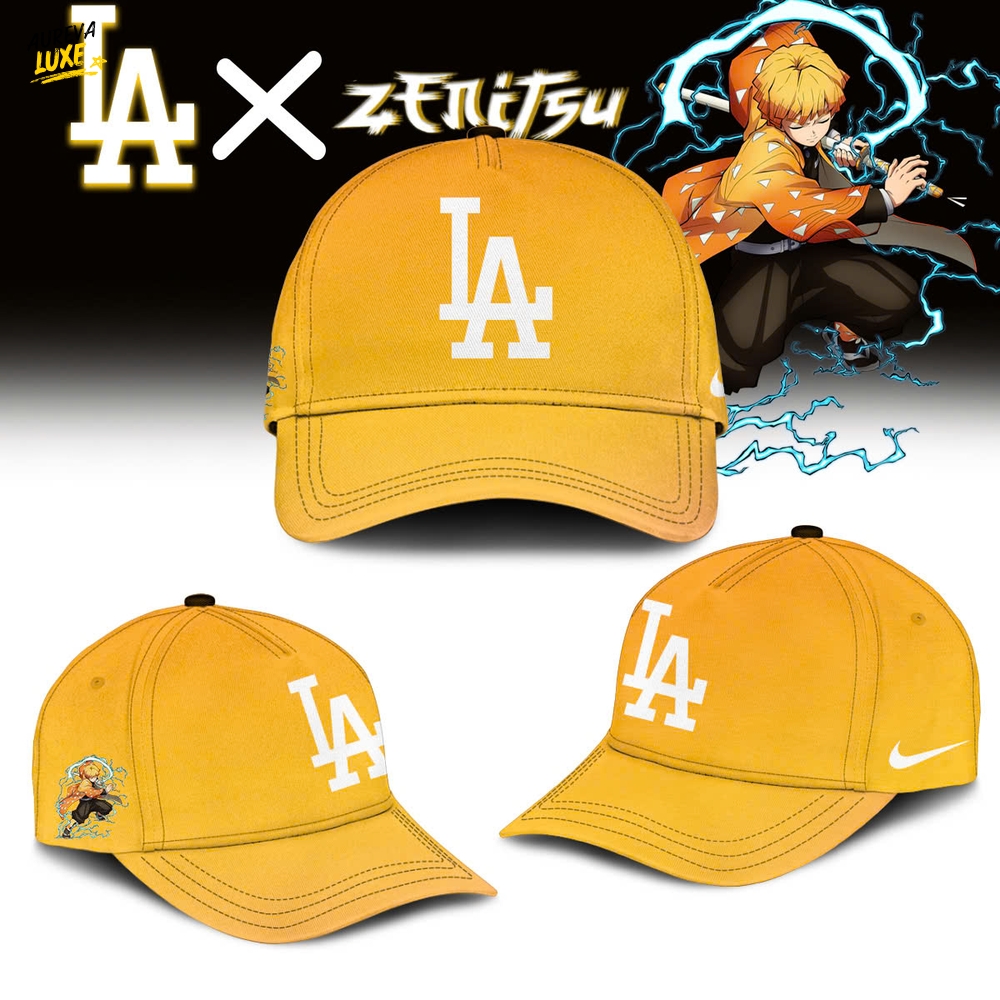 Los Angeles vs Demon slayer Agatsuma Zenitsu Tshirt Los Angeles vs Demon slayer Agatsuma Zenitsu Tshirt