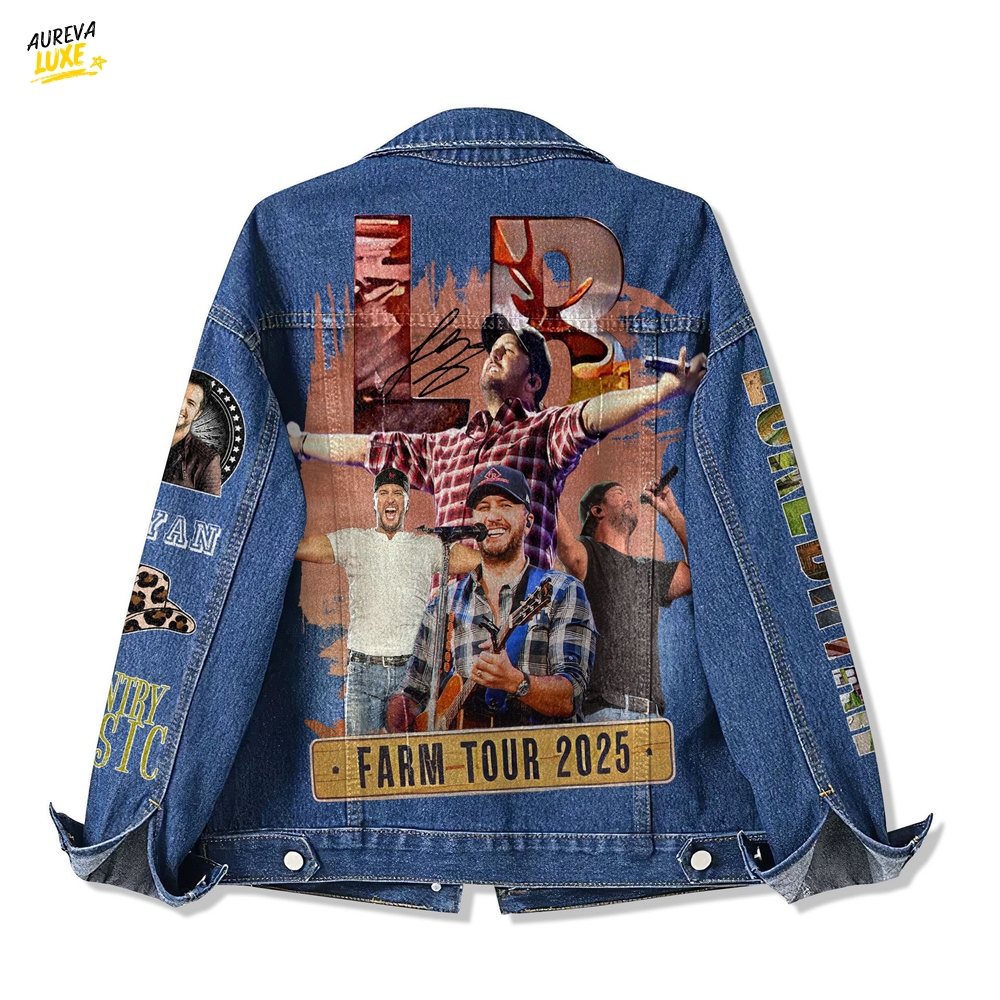 Luke Bryan Farm Tour 2025 Denim Jacket Luke Bryan Farm Tour 2025 Denim Jacket