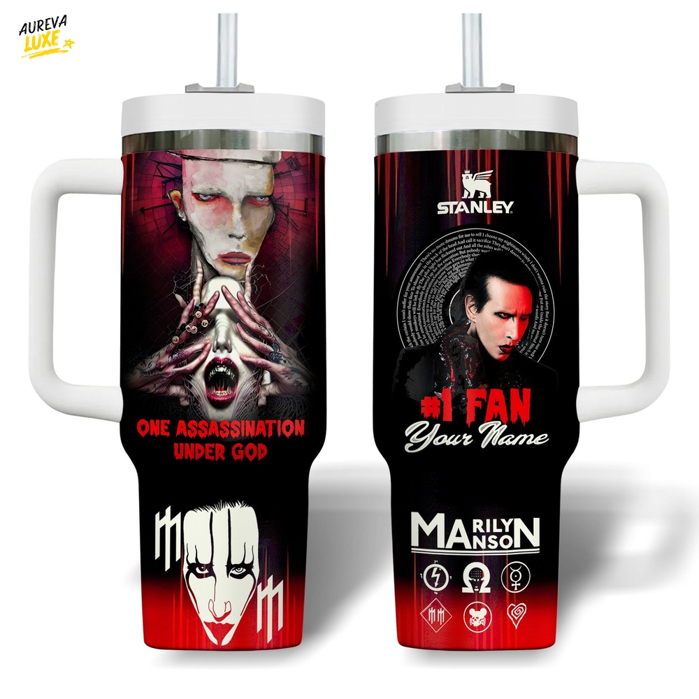 Marilyn Manson Stanley Tumbler Cup Marilyn Manson Stanley Tumbler Cup