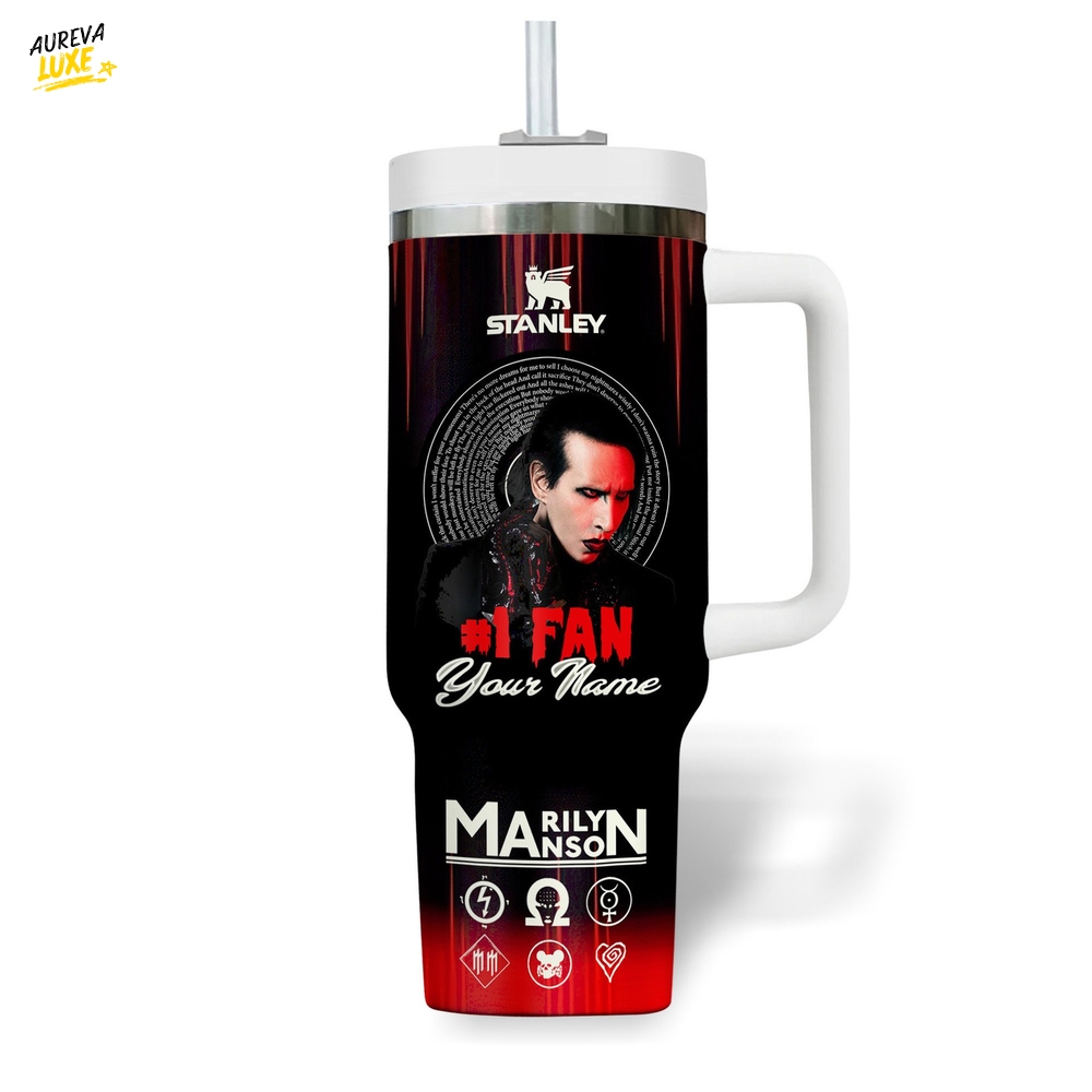 Marilyn Manson Stanley Tumbler Cup Marilyn Manson Stanley Tumbler Cup