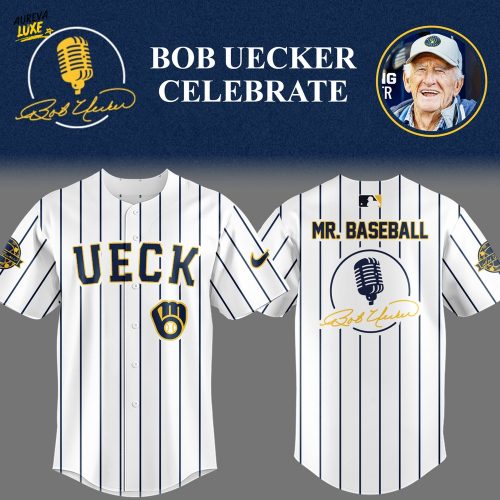 Milwaukee Brewers Bob Uecker Limited Edition Baseball Jersey