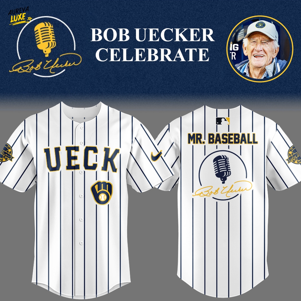 Milwaukee Brewers Bob Uecker Limited Edition Baseball Jersey Milwaukee Brewers Bob Uecker Limited Edition Baseball Jersey