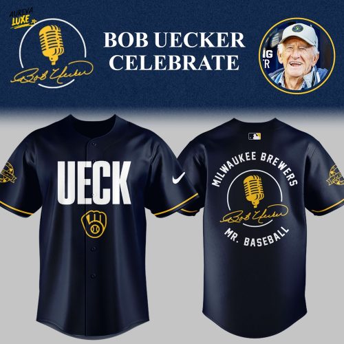 Milwaukee Brewers Bob Uecker Mr. Baseball Special Jersey 2025