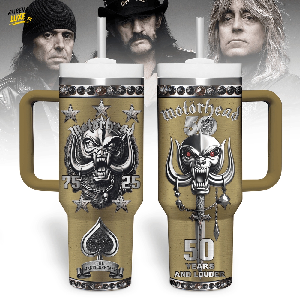 Motorhead Stanley Tumbler Cup Motorhead Stanley Tumbler Cup
