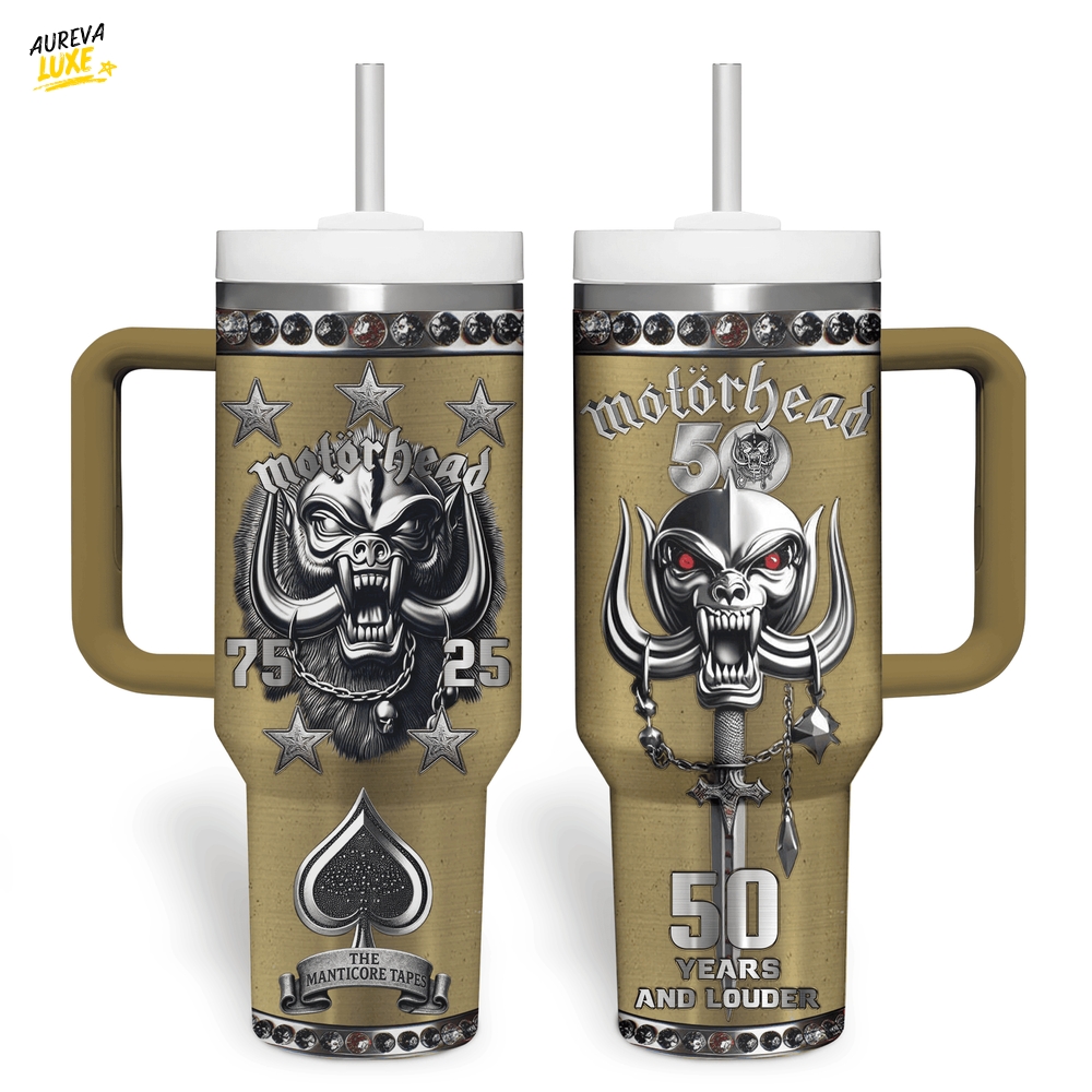 Motorhead Stanley Tumbler Cup Motorhead Stanley Tumbler Cup
