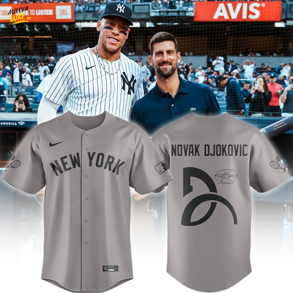 New York Yankees x Novak Djokovic Limited Edition Jersey New York Yankees x Novak Djokovic Limited Edition Jersey