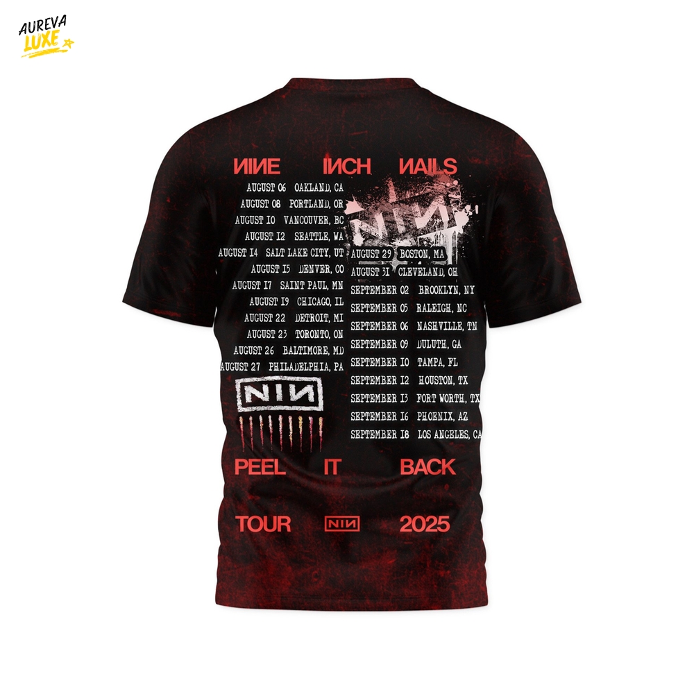 Nine Inch Nails Peel It Back Tour 2025 Premium Shirt Nine Inch Nails Peel It Back Tour 2025 Premium Shirt