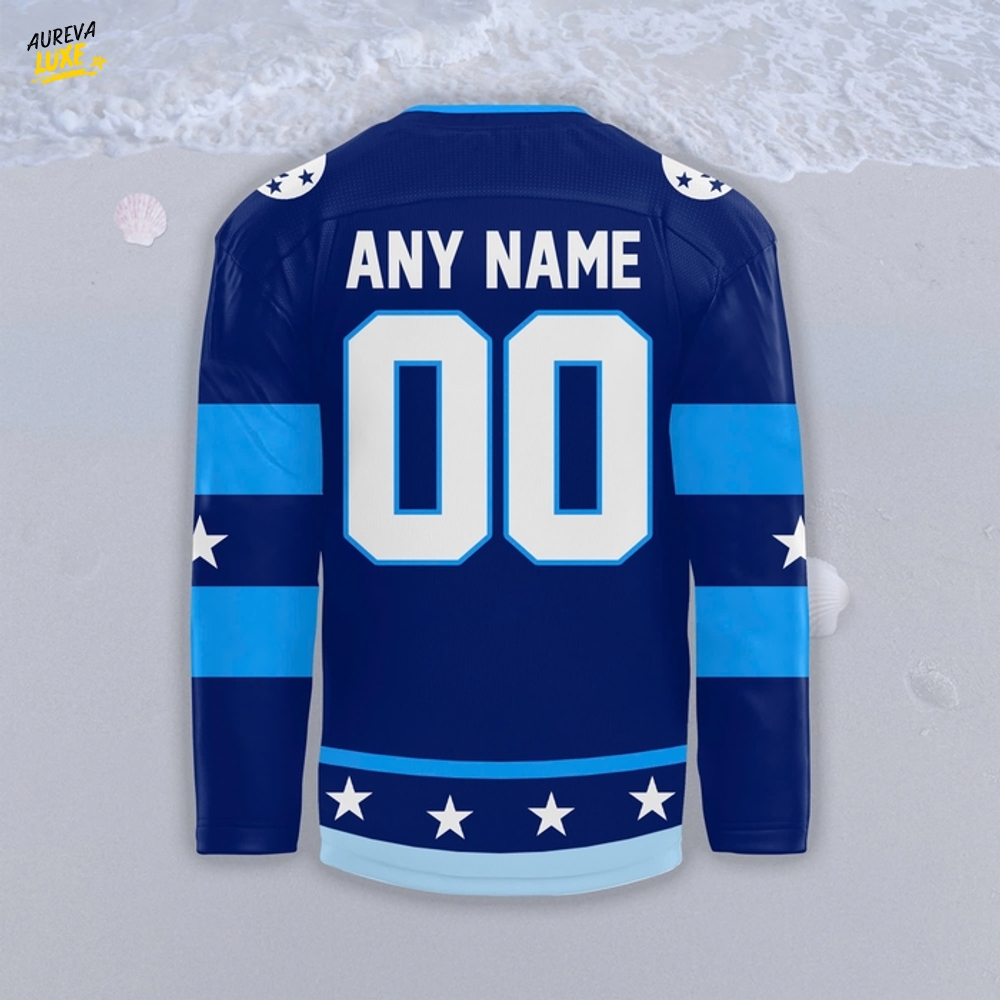 Norfolk Admirals Virginia Beach Custom Hockey Jersey Norfolk Admirals Virginia Beach Custom Hockey Jersey