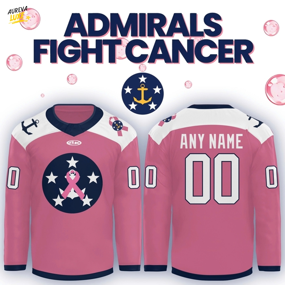 Norfolk Admirals x Hockey Fights Cancer Night 2025 Hockey Jersey Norfolk Admirals x Hockey Fights Cancer Night 2025 Hockey Jersey