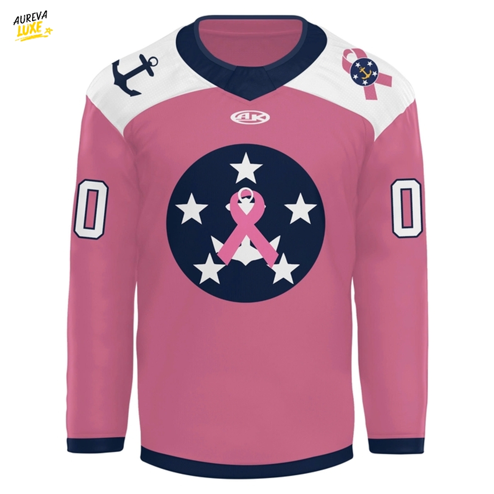Norfolk Admirals x Hockey Fights Cancer Night 2025 Hockey Jersey Norfolk Admirals x Hockey Fights Cancer Night 2025 Hockey Jersey
