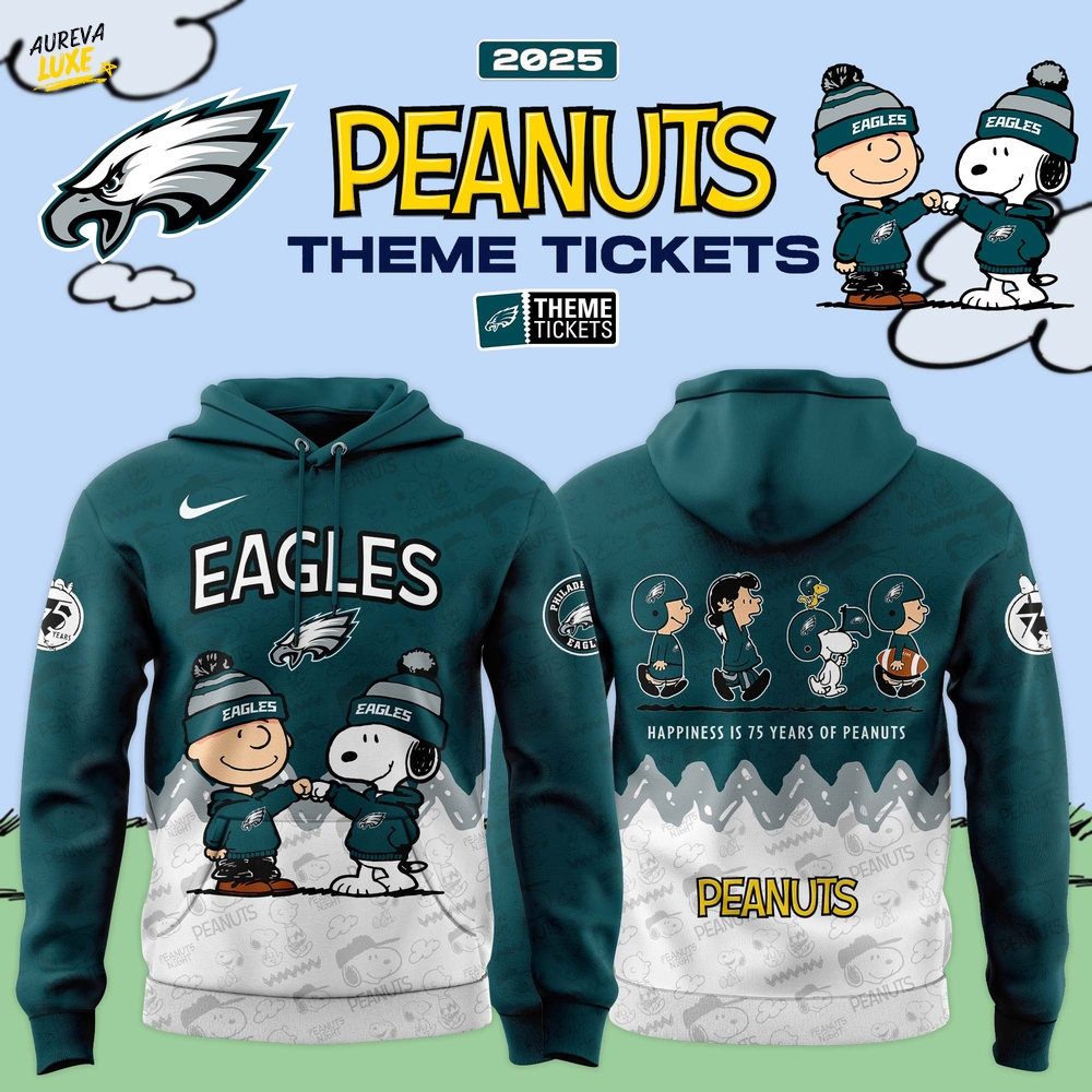 Philadelphia Eagles x Peanuts Limited Edition 2025 Hoodie, Cap Philadelphia Eagles x Peanuts Limited Edition 2025 Hoodie, Cap