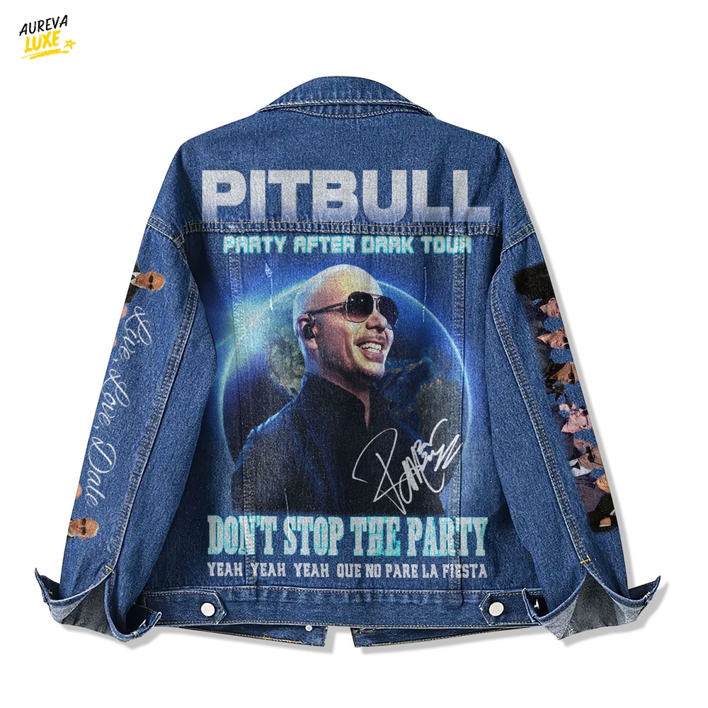 Pitbull Singer Denim Jacket Pitbull Singer Denim Jacket