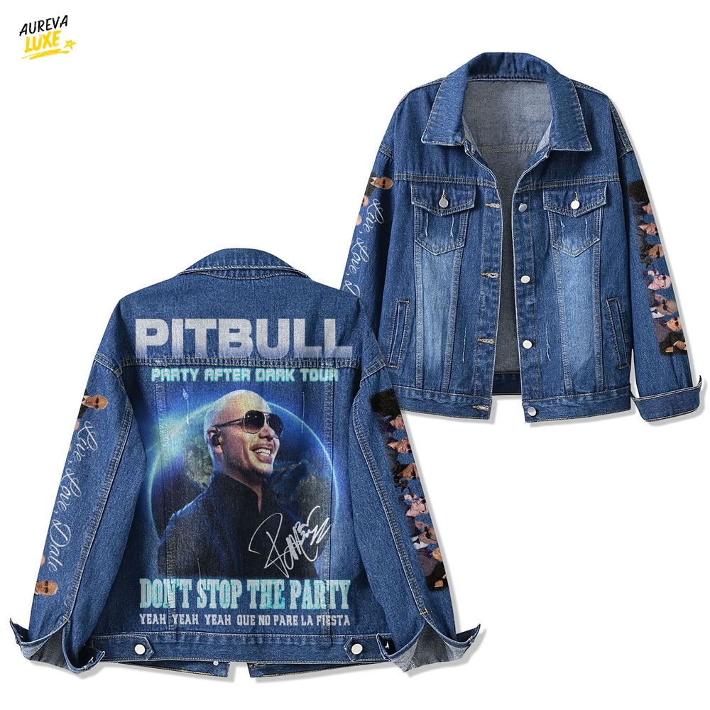 Pitbull Singer Denim Jacket Pitbull Singer Denim Jacket
