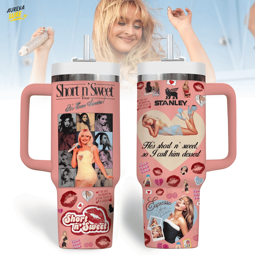 Sabrina Carpenter Stanley Tumbler Cup Sabrina Carpenter Stanley Tumbler Cup