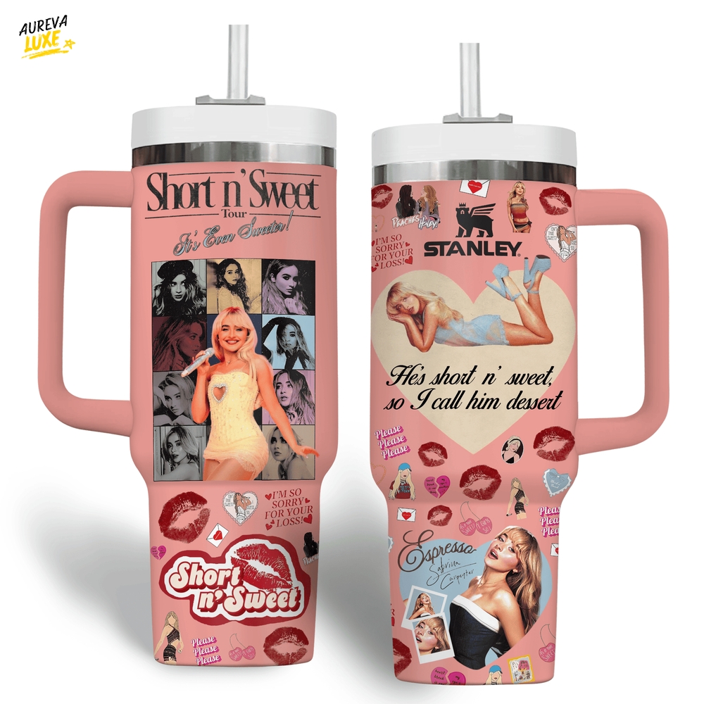 Sabrina Carpenter Stanley Tumbler Cup Sabrina Carpenter Stanley Tumbler Cup