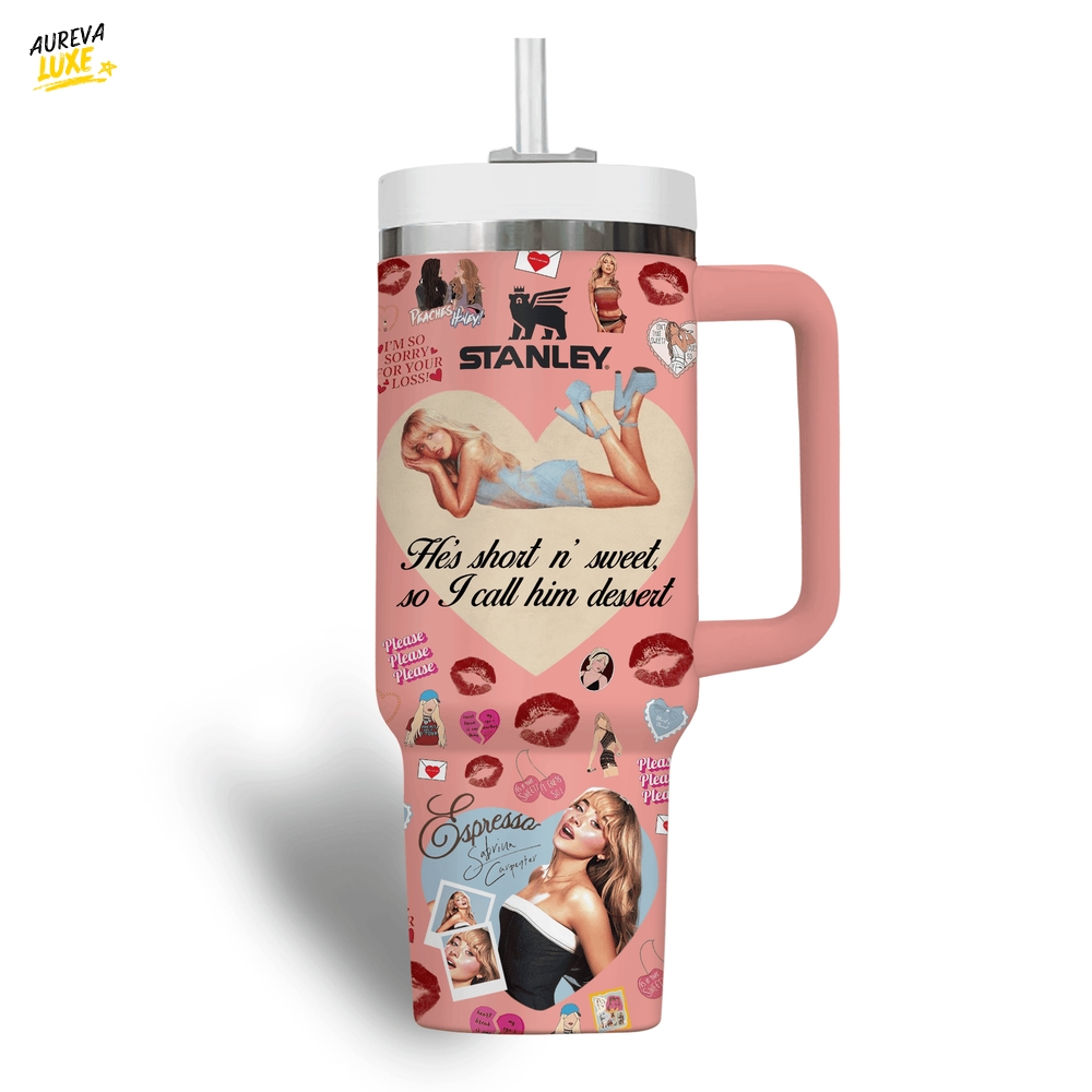 Sabrina Carpenter Stanley Tumbler Cup Sabrina Carpenter Stanley Tumbler Cup