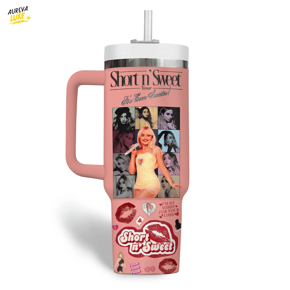 Sabrina Carpenter Stanley Tumbler Cup Sabrina Carpenter Stanley Tumbler Cup