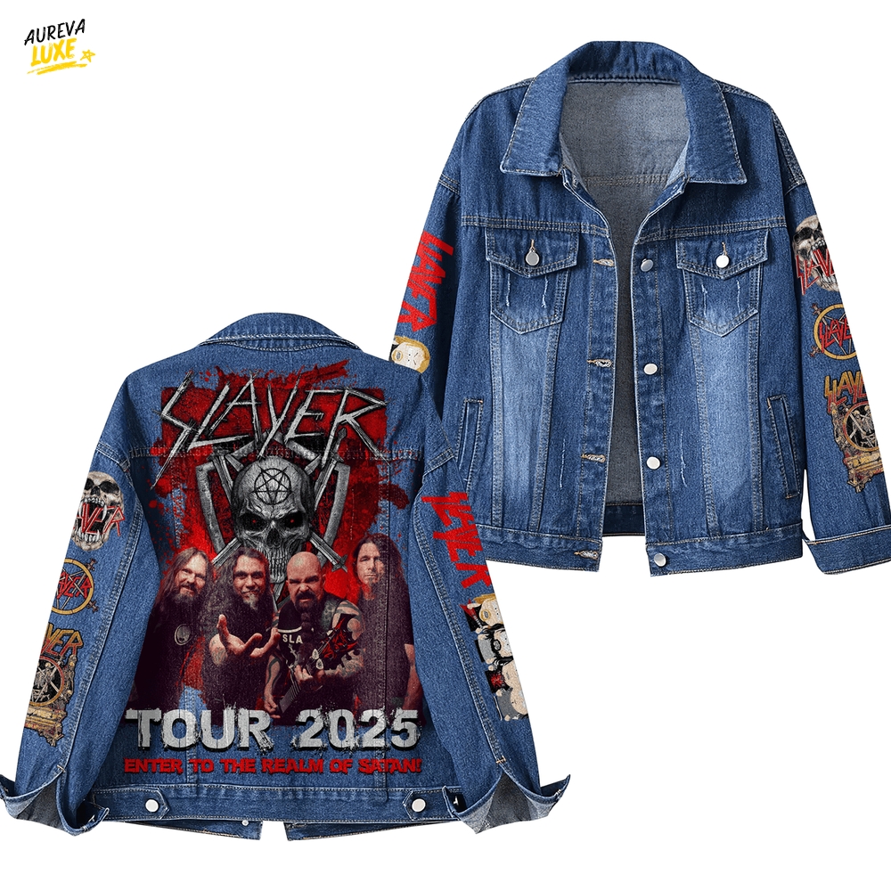 Slayer Band Denim Jacket Slayer Band Denim Jacket