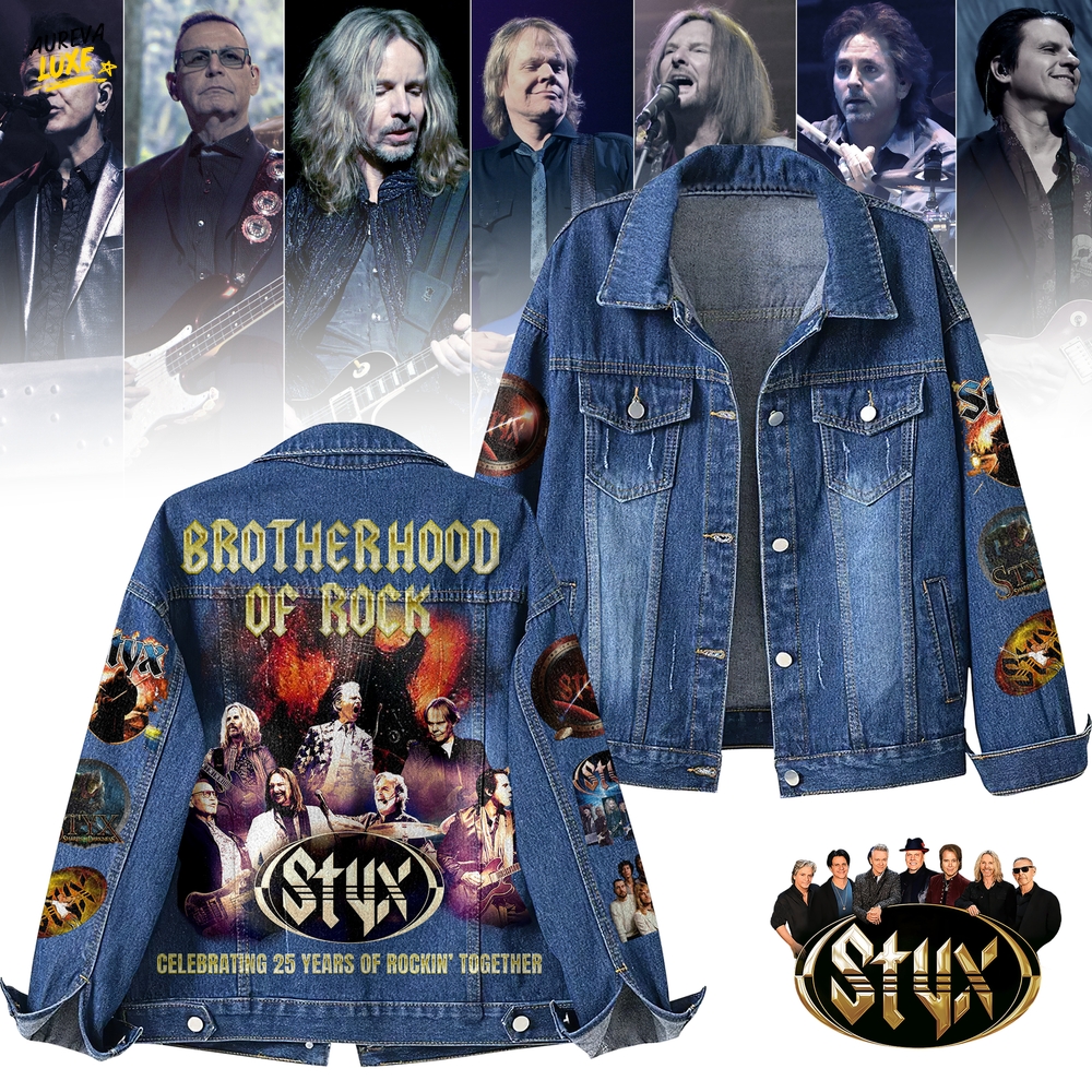 Styx Band Denim Jacket Styx Band Denim Jacket