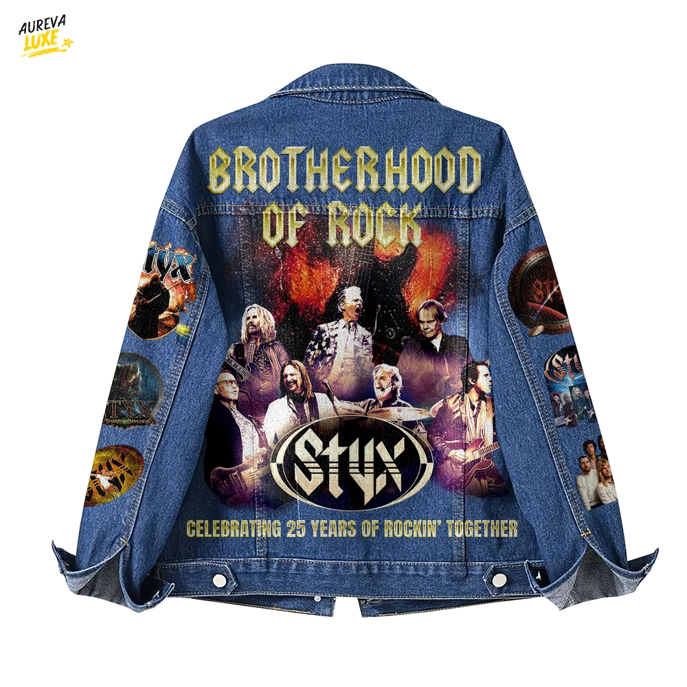 Styx Band Denim Jacket Styx Band Denim Jacket