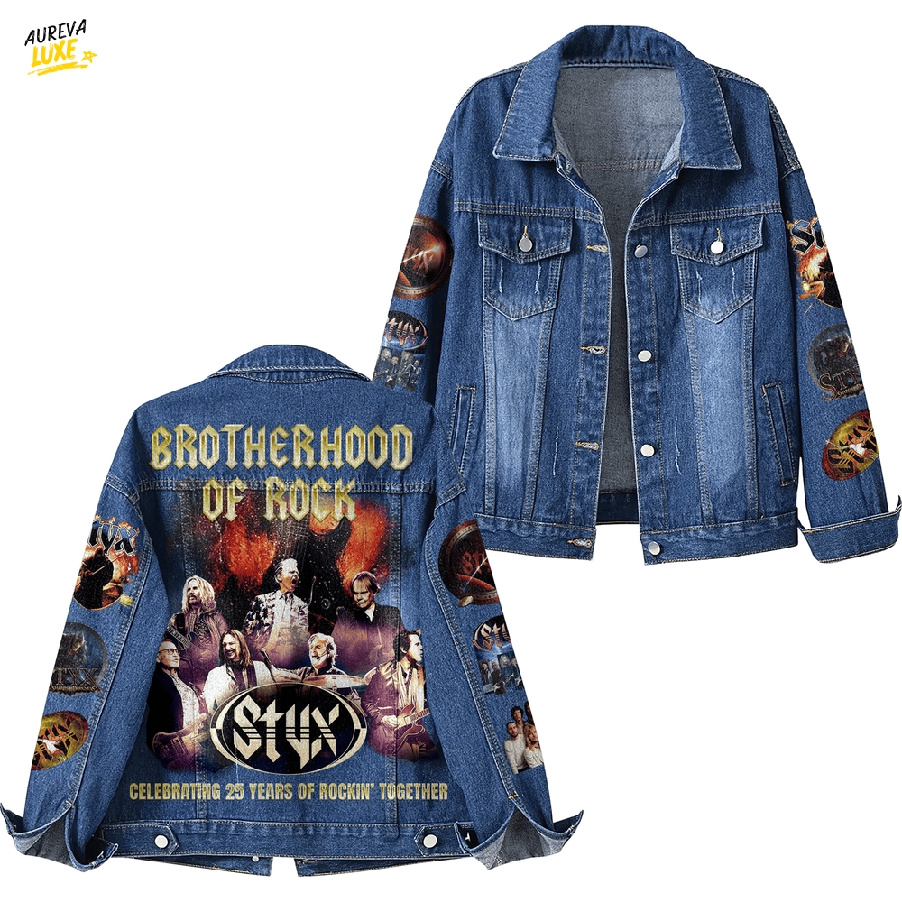 Styx Band Denim Jacket Styx Band Denim Jacket