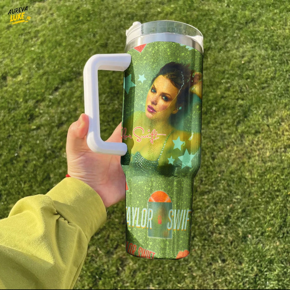 Taylor Swift 2025 The Life of a Showgirl Stanley Tumbler 40oz Taylor Swift 2025 The Life of a Showgirl Stanley Tumbler 40oz