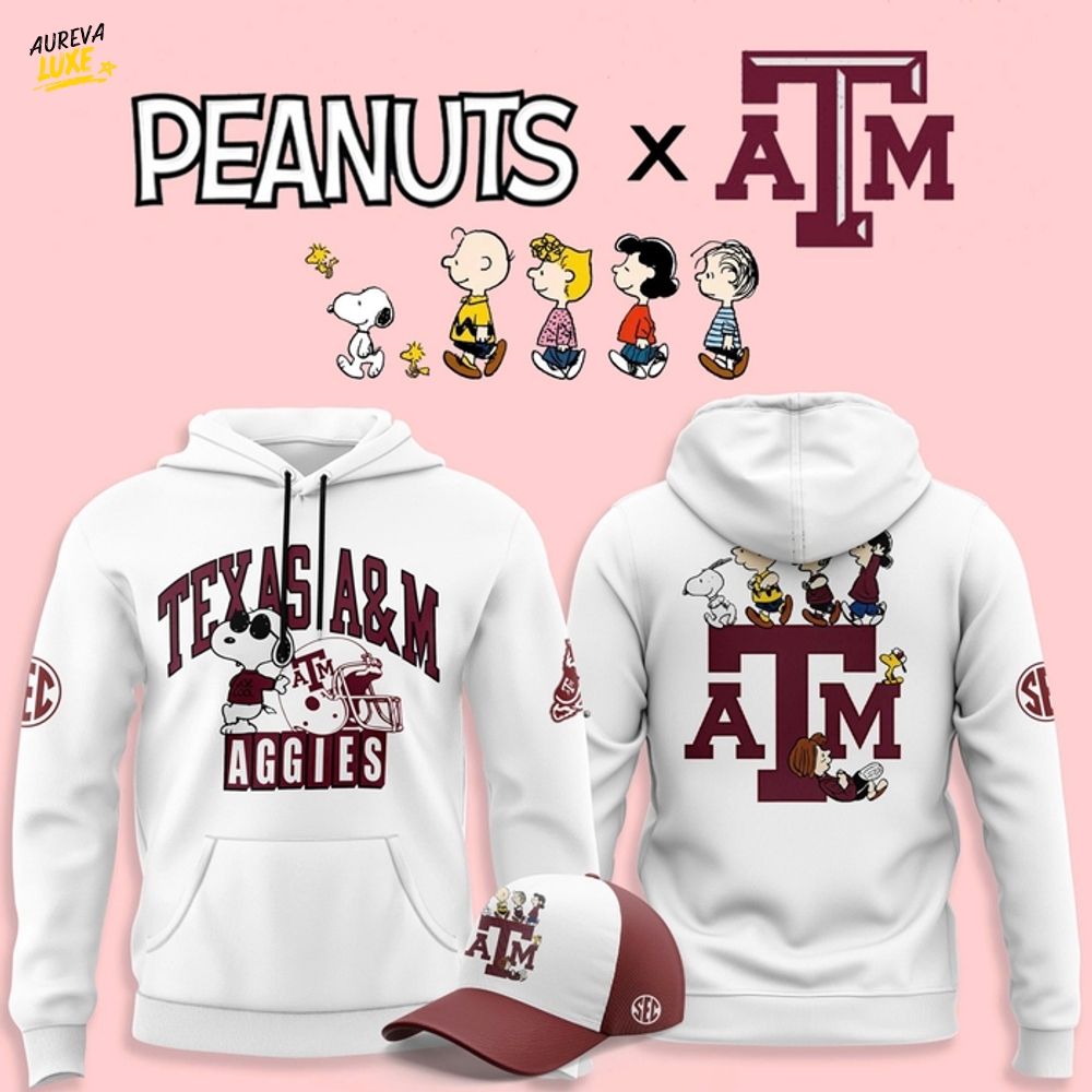 Texas A&M Aggies x Peanuts Special Hoodie Texas A&M Aggies x Peanuts Special Hoodie