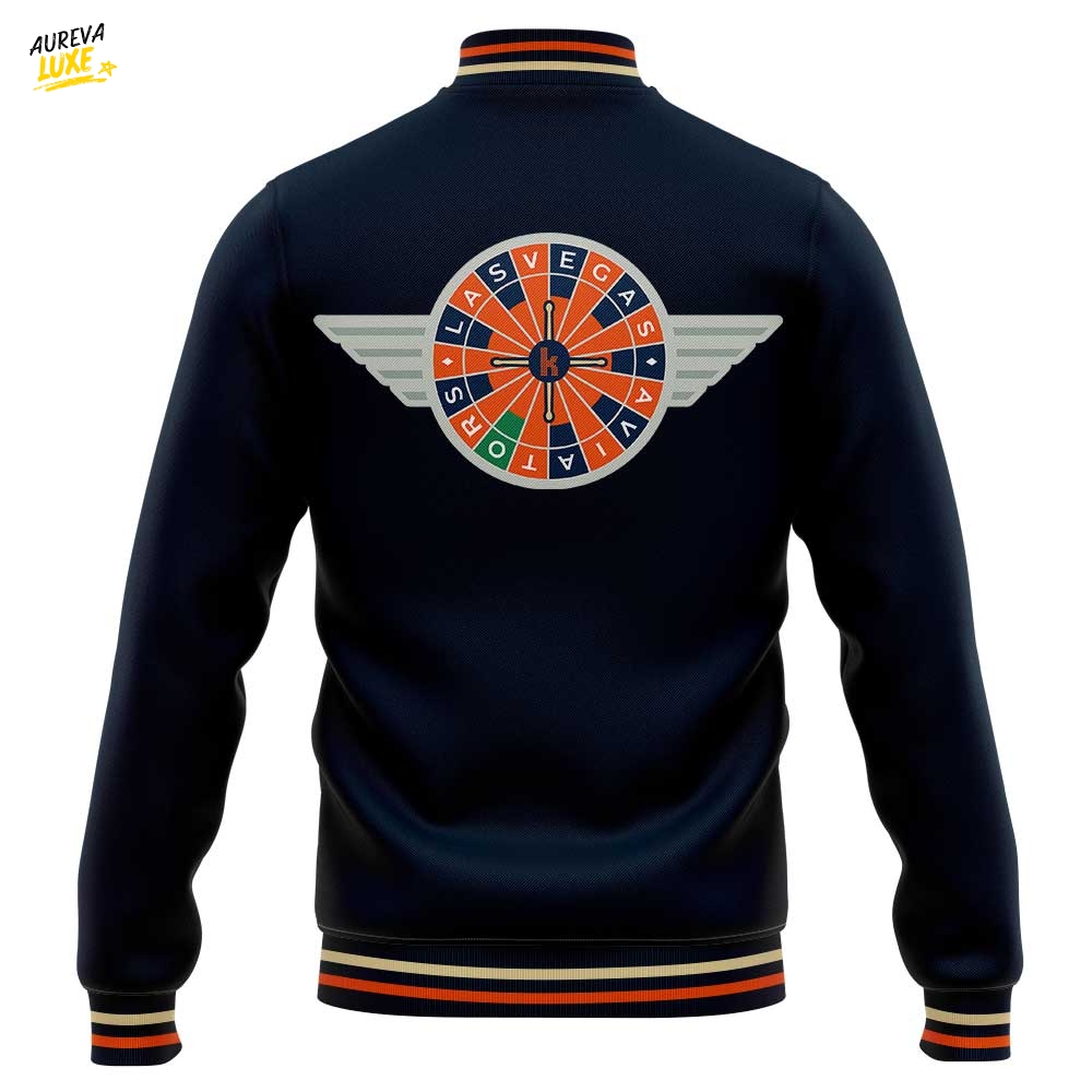 The Killers x Las Vegas Aviators Navy Satin Limited Edition Jacket The Killers x Las Vegas Aviators Navy Satin Limited Edition Jacket