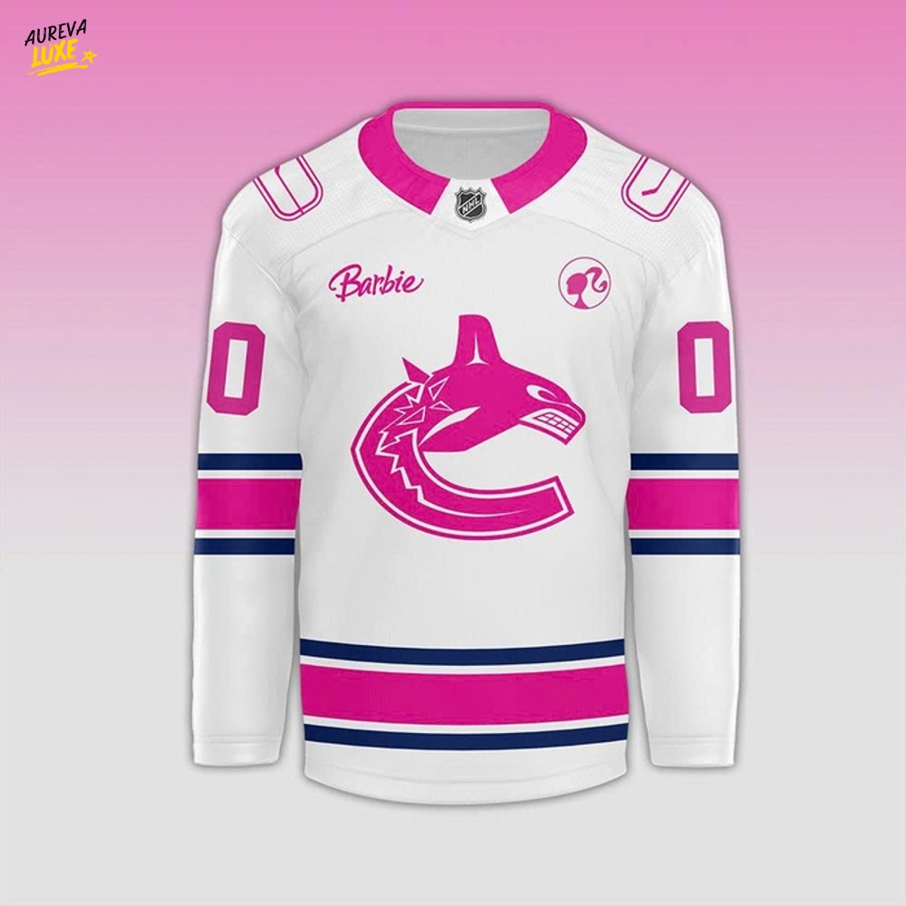 Vancouver Canucks x Barbie Night Limited Hockey Jersey 2025 Vancouver Canucks x Barbie Night Limited Hockey Jersey 2025