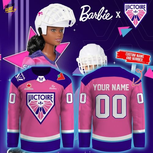 Victoire de Montréal x Barbie Special Custom Hockey Jersey