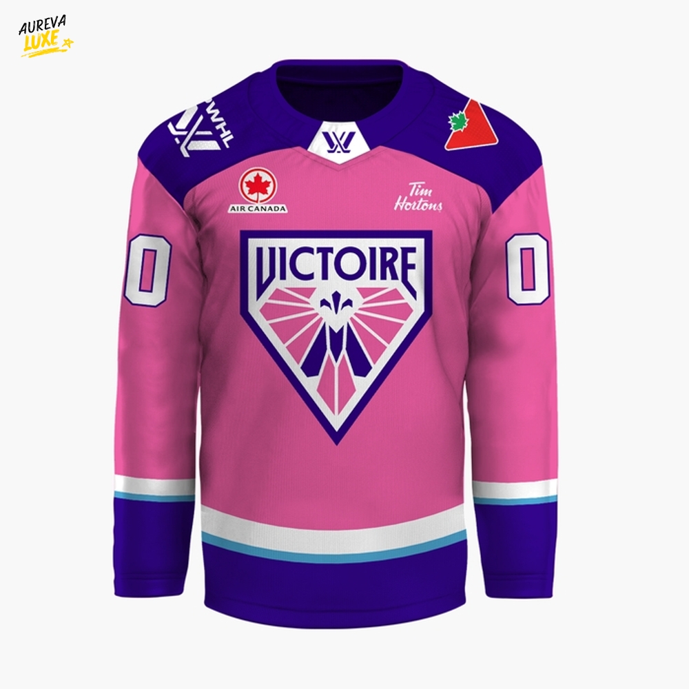 Victoire de Montréal x Barbie Special Custom Hockey Jersey Victoire de Montréal x Barbie Special Custom Hockey Jersey