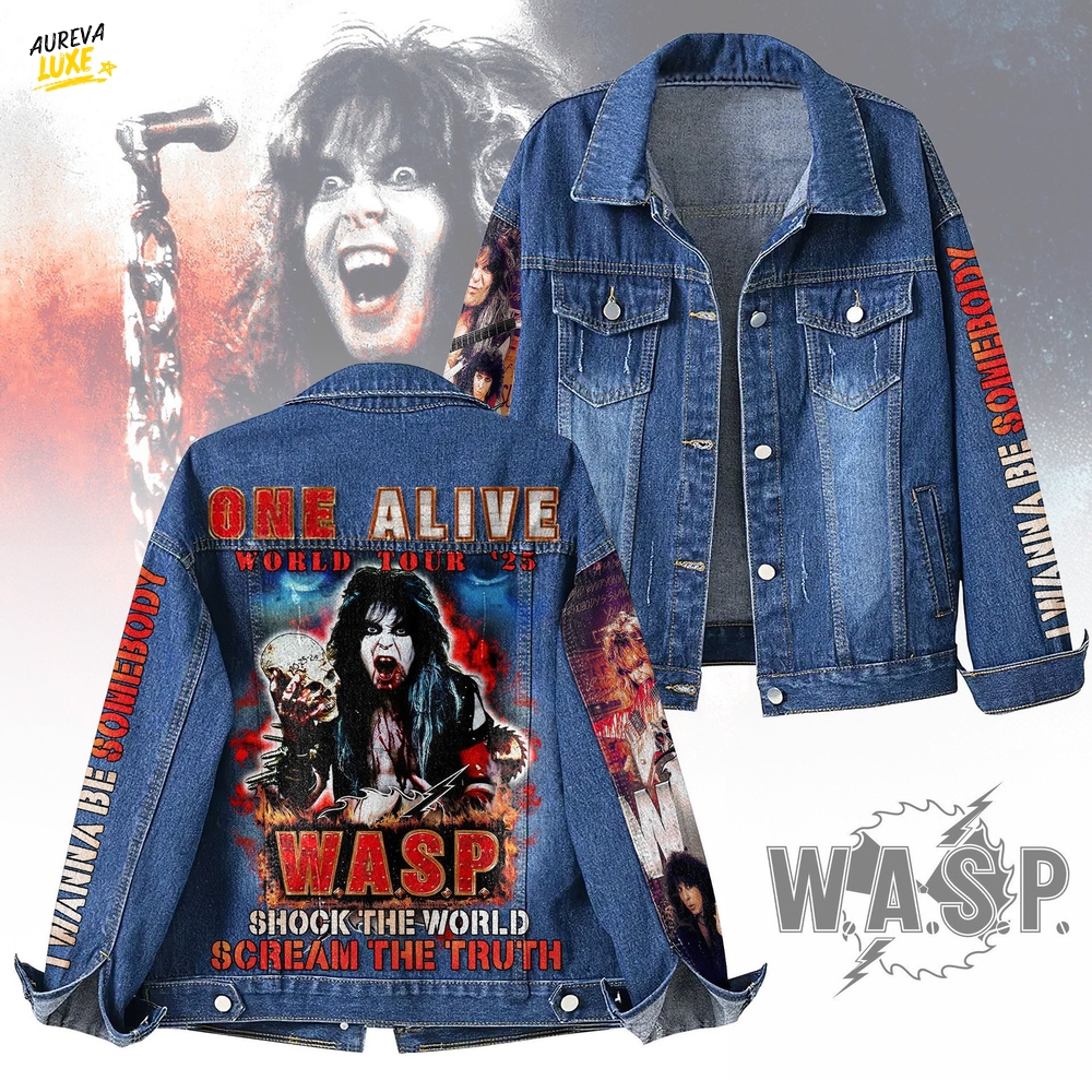 W.A.S.P. Band Denim Jacket W.A.S.P. Band Denim Jacket
